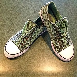 Ed Hardy Tattoo Ink Converse style shoes